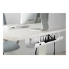 Kabelių valdymo kanalas po stalu DELTACO OFFICE atviras dizainas, 600 x 135 x 108 mm, baltas / DELO-0209
