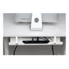 Kabelių valdymo kanalas po stalu DELTACO OFFICE atviras dizainas, 600 x 135 x 108 mm, baltas / DELO-0209