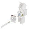 Keystone jungtis DELTACO UTP Cat6a, neekranuota, 28AWG, plona / MD-131