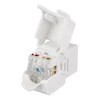 Keystone jungtis DELTACO UTP Cat6a, neekranuota, 28AWG, plona / MD-131