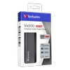 Išorinis kietasis diskas SSD Verbatim Vx500 240GB, USB 3.1, Gen 2, pilkas / V47442