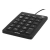 Skaitmeninė silikoninė klaviatūra DELTACO IP68, 23 klavišai, USB laidas 1,8 m, juoda / TB-510