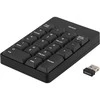 Klaviatūra DELTACO USB bevielė, skaičių, juoda / TB-144