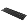 Klaviatūra DELTACO105 klavišai, Nordic išdėstymas, USB, 13 media klavišų, plonas dizainas, juoda / TB-626