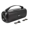 Kolonėlė STREETZ BT 2x 7.5 W, IPX5, AUX, USB flash, LED, juoda / CMB-110