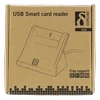 Kortelių skaitytuvas DELTACO, USB, juodas / UCR-156