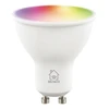 LED išmanioji lemputė DELTACO SMART HOME 3 vnt. pakuotėje, GU10, WiFI 2.4GHz, 5W, 470lm, pritemdoma, 2700K-6500K, 220-240V, RGB / SH-LGU10RGB-3P