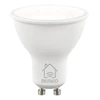 LED lempa DELTACO SMART HOME GU10, WiFI 2.4GHz, 5W, 470lm, 2700K-6500K, 220-240V, balta / SH-LGU10W
