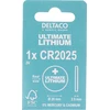 Ličio baterija DELTACO Ultimate 3V, CR2025, 1 vnt. pakuotė / ULT-CR2025-1P