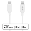 Lightning kabelis DELTACO USB-C - Lightning, 2m, Apple C94 chipset FSC ženklinta pakuotė, baltas / IPLH-452