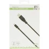 Mob. telefono kabelis DELTACO USB 2.0 "A-micro B", 2.0m, juodas / MICRO-103