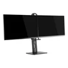 Bikuvalt Monitoriaus laikiklis DELTACO OFFICE su pasukimu, 2 monitoriams, pakeliamas, 17-27 ", juodas / ARM-0311