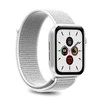 Išmaniojo laikrodžio Apple 1/2/3/4/5 nailoninis dirželis, Baltos spalvos, 44mm