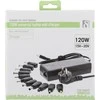 NB maitinimo šaltinis DELTACO 120W, 15-20V, 11 antgalių, USB / SMP-120WD