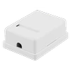 Neapsaugotas tinklo lizdas, UTP 1xRJ45, Cat6 DELTACO baltas / VR-217