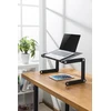 Nešiojamojo kompiuterio stovas DELTACO OFFICE mobilus, reguliuojamo aukščio, juodas / DELO-0305