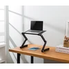 Nešiojamojo kompiuterio stovas DELTACO OFFICE mobilus, reguliuojamo aukščio, juodas / DELO-0305