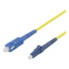 Optinis kabelis DELTACO LC - SC, 9/125, OS1/2, singlemode, LSZH, 1m / LCSC-81
