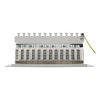 Panelė DELTACO 10", 12xRJ45, Cat6a, STP, 10Gbps, metalinė, pilka / 10-PATCH14