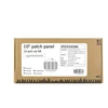 Panelė DELTACO 10", 12xRJ45, Cat6a, STP, 10Gbps, metalinė, pilka / 10-PATCH14