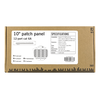 Panelė DELTACO 10", 12xRJ45, Cat6a, STP, 10Gbps, metalinė, juoda / 10-PATCH15