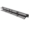 Panelė kabelis DELTACO 19 ", 1U, juoda / 19-24