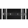 Panelė kabelis DELTACO 19 ", 1U, juoda / 19-24