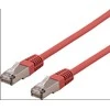 Patch kabelis DELTACO S/FTP Cat6, 250MHz, Delta-certified, LSZH, 2m, raudonas / SFTP-62RH