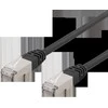 Patch kabelis DELTACO S/FTP, Cat6, 2m, 250MHz, UV atsparus, juodas / SFTP-62UV