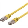 Patch kabelis DELTACO S / FTP Cat6, 2m, 250MHz, Delta-sertifikuotas, LSZH, geltonas/ SFTP-62GLH