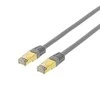 Patch kabelis DELTACO S / FTP Cat7, 25m, 600MHz, Delta sertifikuotas, LSZH,RJ45 jungtys, pilkas / STP-725