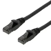 Patch kabelis DELTACO U/UTP High Flex Cat6, 24AWG, 500MHz, LSZH, juodas / UUTP-1502