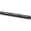 Deltaco Patch UTP 1U, 19" metalinė panelė 24xRJ45, Cat6 / PAN-108