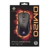 Pelė DELTACO GAMING su laidu, 800-2400 DPI, 125 Hz, RGB-LED, USB, juoda / GAM-104