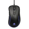 Pelė DELTACO GAMING su laidu, 800-2400 DPI, 125 Hz, RGB-LED, USB, juoda / GAM-104