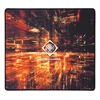Pelės kilimėlis DELTACO GAMING L, 450x400x4mm, juodas su abstrakčiu piešiniu / GAM-097
