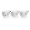 Sourcing Perėjimas DELTACO SMART HOME WiFi 2.4GHz, 1xCEE 7/3, 10A, 220-240V, 3vnt. pakuotėje, baltas / SH-P01-3P