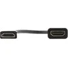 Plonas HDMI kabelis, HDMI didelės spartos su Ethernet, HDMI-A - HDMI-A , 10 cm, juodas DELTACO / HDMI-1088