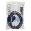 Prailginimo kabelis DELTACO 3m, įžemintas, tiesus IEC 60320 C15 į tiesų CEE 7/7, max 250V / 10A, juodas / DEL-117C