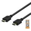 Premium High Speed HDMI kabelis DELTACO 4K UHD, 2m, juodas / HDMI-1020-K / R00100006