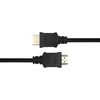 Premium High Speed HDMI kabelis DELTACO 4K UHD, 2m, juodas / HDMI-1020-K / R00100006