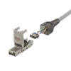 RJ45 kištukas Cat6A, ekranuotas, be įrankių, metalinis DELTACO / MD-106