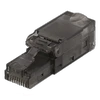 RJ45 kištukas Cat6A, neekranuotas, be įrankių DELTACO pilka / MD-105