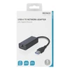 Šakotuvas DELTACO 1xRJ45, 1xUSB 3.0, juodas / USB3-GIGA5