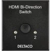 Komutatorius DELTACO, 2 jungčių, juodas / HDMI-7017