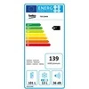 Beko TSE1284N šaldytuvas-šaldiklis Pastatomi Balta 120 L A++