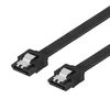 SATA kabelis DELTACO SATA 3.0, 0.3m, juodas / SATA-1000-K / 00200001