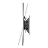 Sieninis laikiklis DELTACO OFFICE kreipiamas, 23"-42", 25kg, 75x75-200x200, 25kg, juodas / ARM-0103