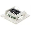 Sieninis lizdas, paviršiaus UTP, 2xRJ45, Cat6 DELTACO baltas / VR-34
