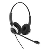 Stereo ausinės DELTACO OFFICE USB, suderinamos su Teams ir Webex, garsumo valdymas, triukšmą mažinantis mikrofonas, juodos / DELO-0652